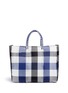 Main View - Click To Enlarge - TRUSS - Large woven plaid PVC tote