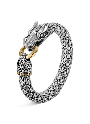 Main View - Click To Enlarge - JOHN HARDY - 18k gold silver large scaly dragon bracelet