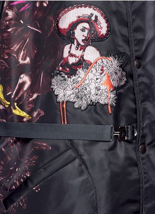 Detail View - Click To Enlarge - LANVIN - 'Street Life' print coach jacket