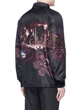 Back View - Click To Enlarge - LANVIN - 'Street Life' print coach jacket