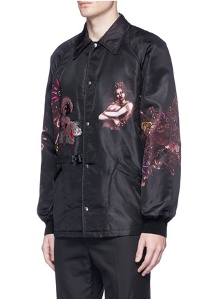 Front View - Click To Enlarge - LANVIN - 'Street Life' print coach jacket