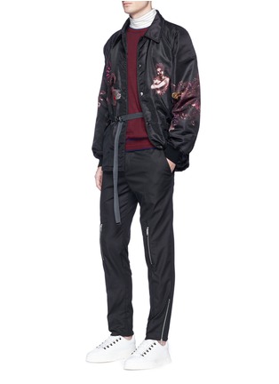 Figure View - Click To Enlarge - LANVIN - 'Street Life' print coach jacket