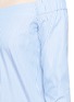 Detail View - Click To Enlarge - RAG & BONE - 'Kacy' reversible stripe cotton poplin off-shoulder tunic