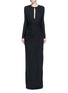 Main View - Click To Enlarge - GIVENCHY - Keyhole drape front jersey crepe gown