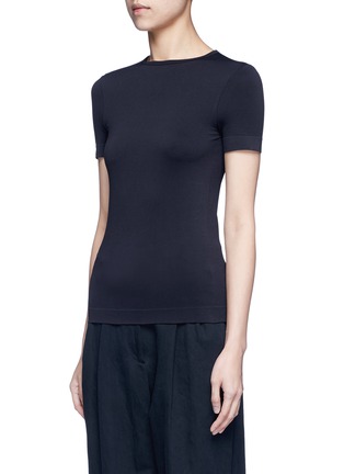Front View - Click To Enlarge - HELMUT LANG - Seamless jersey T-shirt