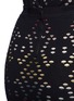 Detail View - Click To Enlarge - ALICE & OLIVIA - 'Ani' stripe underlay knit pencil skirt
