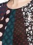 Detail View - Click To Enlarge - LANVIN - Mix patchwork print silk top
