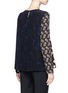 Back View - Click To Enlarge - LANVIN - Mix patchwork print silk top