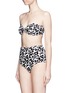 Figure View - Click To Enlarge - MARYSIA - 'Antibes' hibiscus print scalloped bow bandeau top