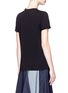 Back View - Click To Enlarge - STELLA MCCARTNEY - 'Falabella' chain cutout shoulder classic T-shirt