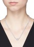 Figure View - Click To Enlarge - CZ BY KENNETH JAY LANE - Round cut cubic zirconia pendant choker necklace