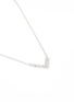 Detail View - Click To Enlarge - CZ BY KENNETH JAY LANE - Cubic zirconia V pendant necklace