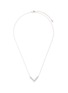 Main View - Click To Enlarge - CZ BY KENNETH JAY LANE - Cubic zirconia V pendant necklace