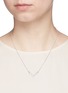 Figure View - Click To Enlarge - CZ BY KENNETH JAY LANE - Cubic zirconia V pendant necklace