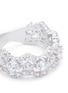 Detail View - Click To Enlarge - CZ BY KENNETH JAY LANE - Cubic zirconia zigzag wave ring