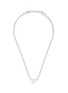 Main View - Click To Enlarge - CZ BY KENNETH JAY LANE - Round cut milky cubic zirconia pendant choker necklace