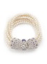 Main View - Click To Enlarge - CZ BY KENNETH JAY LANE - Cubic zirconia pavé freshwater pearl bracelet