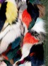 Detail View - Click To Enlarge - MR & MRS ITALY - Raccoon hood fox fur patchwork bomber jacket