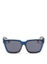 Main View - Click To Enlarge - SELF-PORTRAIT - x Le Specs 'Edition Two' colourblock acetate square sunglasses