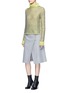 Figure View - Click To Enlarge - ACNE STUDIOS - 'Panna' wrap front flannel pencil skirt