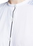 Detail View - Click To Enlarge - ACNE STUDIOS - 'Elo' pinstripe patchwork poplin shirt