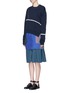 Figure View - Click To Enlarge - ACNE STUDIOS - 'Anya Patch' mercerised cotton sweater
