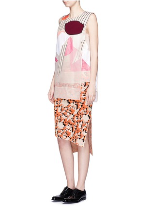Figure View - Click To Enlarge - ACNE STUDIOS - 'Jami Flower' splatter floral jacquard knit skirt