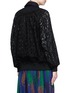 Back View - Click To Enlarge - SACAI - Double breasted star lace twill short coat