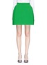 Main View - Click To Enlarge - DELPOZO - Virgin wool crepe A-line skirt
