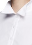 Detail View - Click To Enlarge - 72722 - Asymmetric French cuff chambray shirt