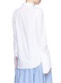 Back View - Click To Enlarge - 72722 - Asymmetric French cuff chambray shirt