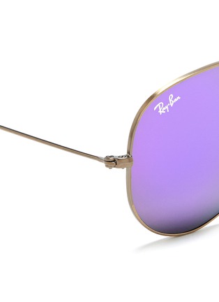 Detail View - Click To Enlarge - RAY-BAN - 'Aviator Flash Lenses' sunglasses