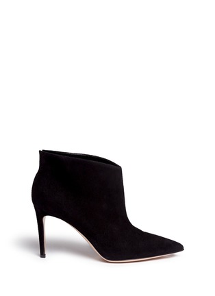 Main View - Click To Enlarge - GIANVITO ROSSI - 'Kat' suede ankle booties
