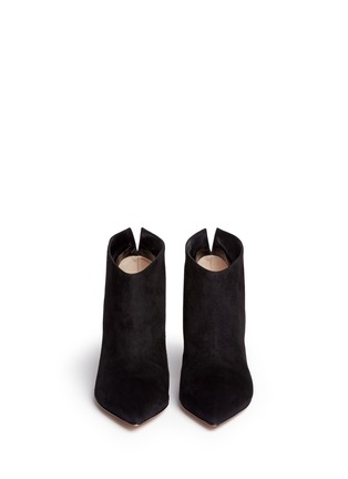 Figure View - Click To Enlarge - GIANVITO ROSSI - 'Kat' suede ankle booties