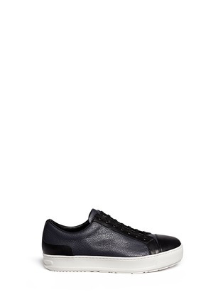 Main View - Click To Enlarge - NEIL BARRETT - 'Sheffield' contrast leather sneakers