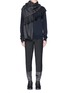 Figure View - Click To Enlarge - 3.1 PHILLIP LIM - Nylon cuff wool jogging pants