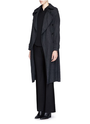 Figure View - Click To Enlarge - THEORY - 'Jotsna' virgin wool twill flare pants