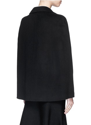 Back View - Click To Enlarge - THEORY - 'Kapalin DF' wool-cashmere blend cape