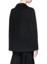 Back View - Click To Enlarge - THEORY - 'Kapalin DF' wool-cashmere blend cape