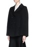 Front View - Click To Enlarge - THEORY - 'Kapalin DF' wool-cashmere blend cape