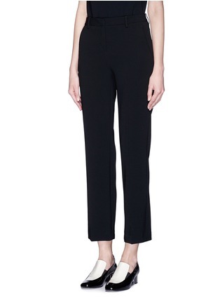 Front View - Click To Enlarge - THEORY - 'Lolka' admiral crepe cropped pants