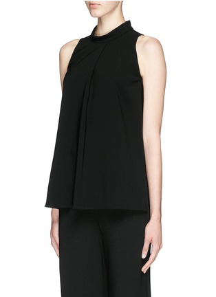 Front View - Click To Enlarge - THEORY - 'Talniza' Admiral Crepe sleeveless top