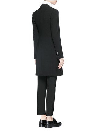 Back View - Click To Enlarge - THEORY - 'Adair' wool blend crepe coat