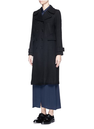 Front View - Click To Enlarge - THEORY - Kenshon' double breasted wool coat