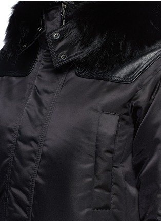 Detail View - Click To Enlarge - THEORY - 'Fabunni' fur hood parka