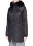 Front View - Click To Enlarge - THEORY - 'Fabunni' fur hood parka