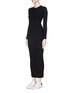 Front View - Click To Enlarge - THEORY - 'Adrellana' wool-blend rib knit dress