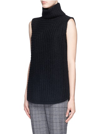 Front View - Click To Enlarge - THEORY - 'Beylor T' chunky knit turtleneck sleeveless sweater