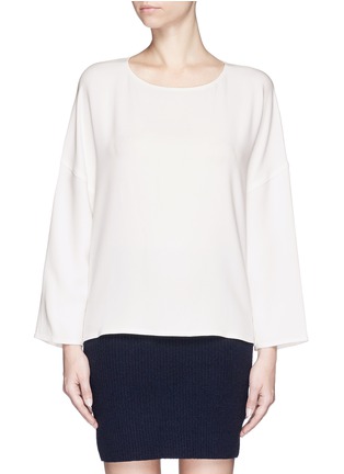 Main View - Click To Enlarge - HELMUT LANG - Stretch crepe blouse