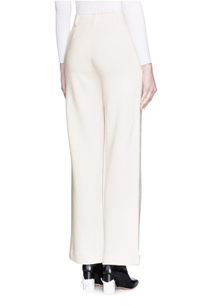 Back View - Click To Enlarge - HELMUT LANG - Wool blend terry pants